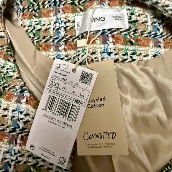 Mango Tweed Jacket - Picture 2 of 7